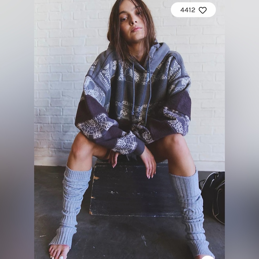 NWT FP Movement Final Call Bandana Logo Hoodie Size Large - Picture 4 of 6